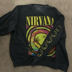 Oversized Nirvana Crewneck